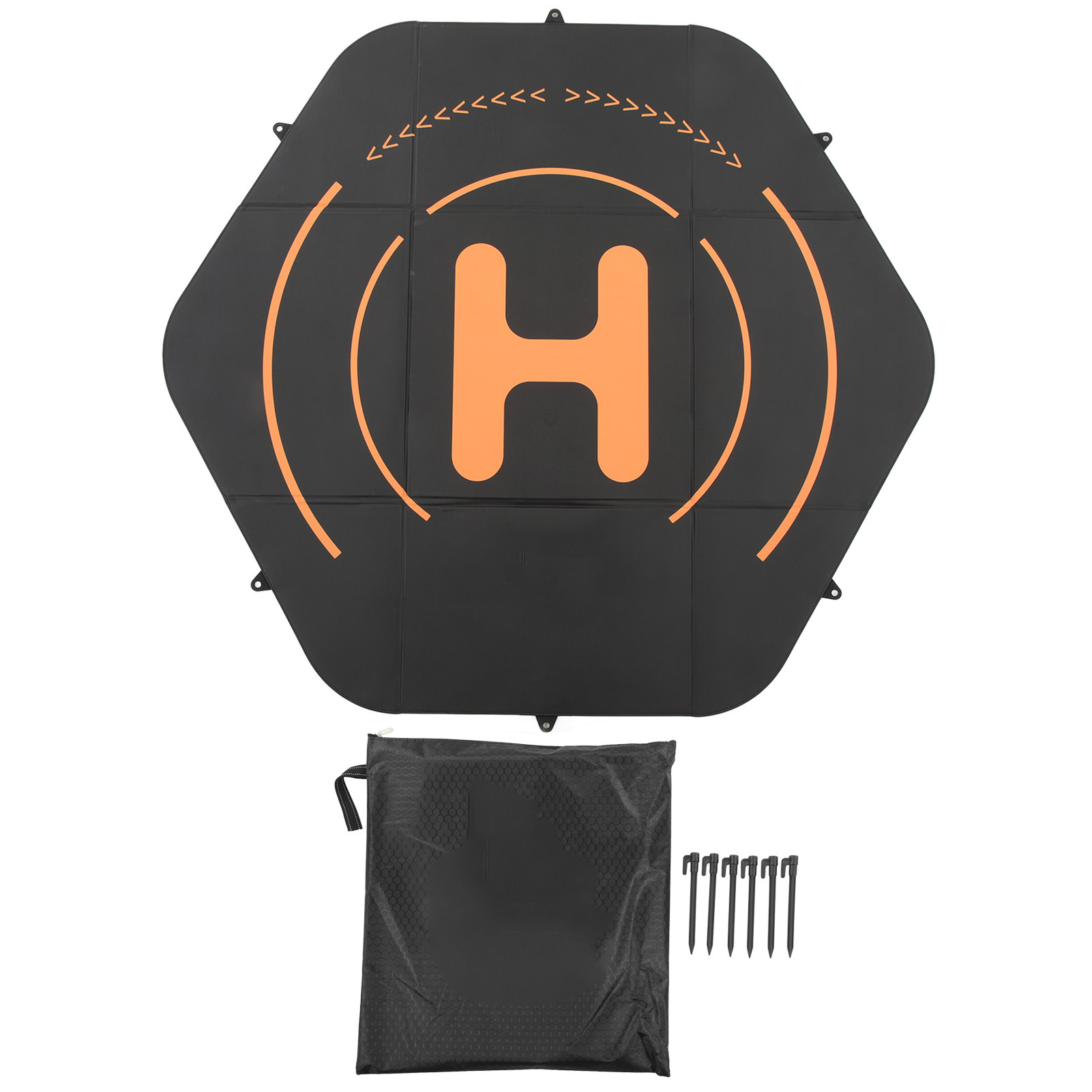 Drone Landing Pad - 드론 랜딩 패드 블랙 헬리콥터 랜딩